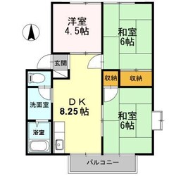 サンガーデンナベシマ　C棟の物件間取画像